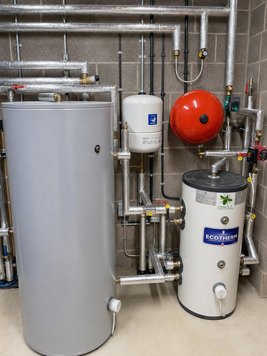 Air source heat pump installation