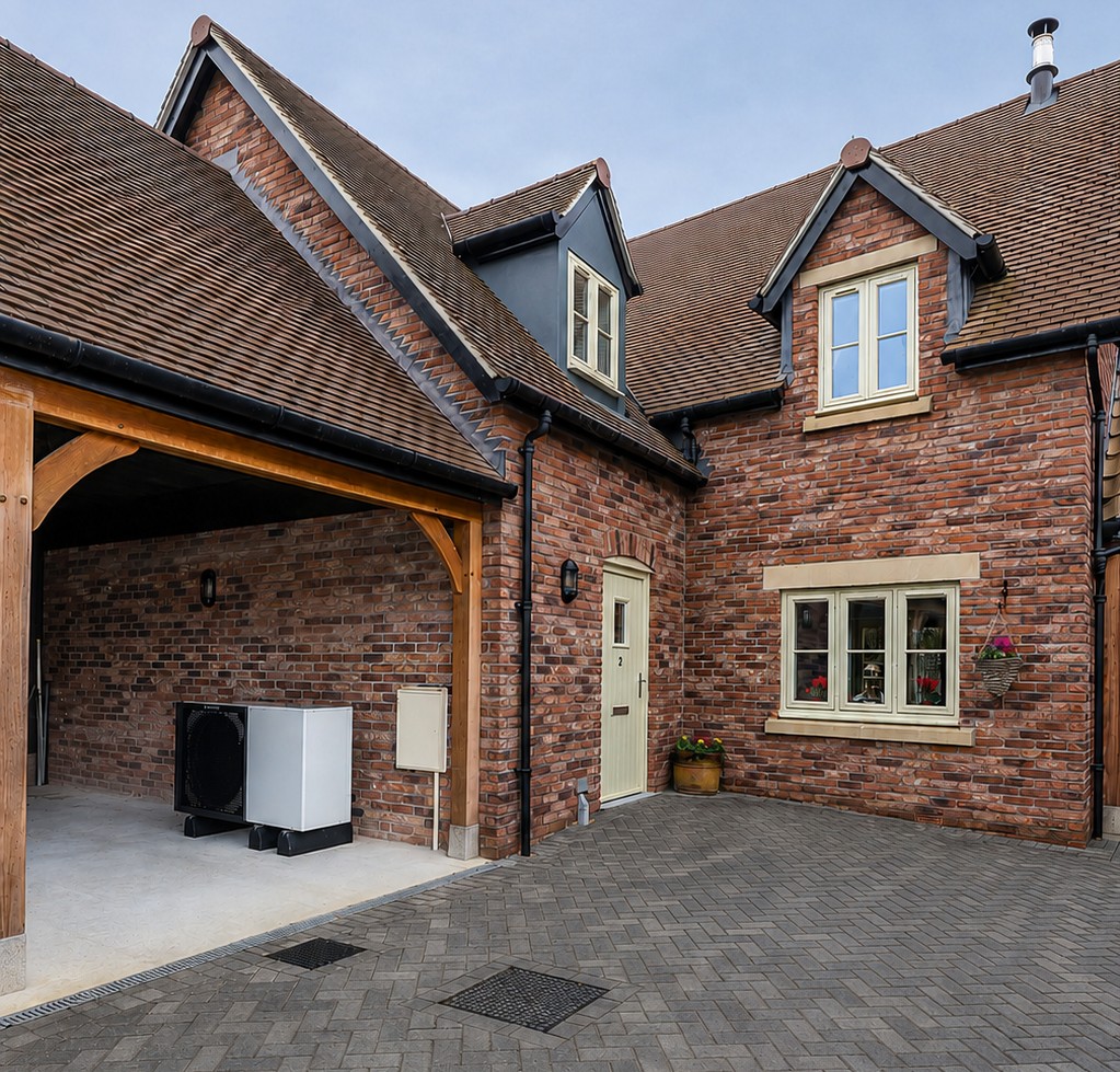 Air source heat pump installation