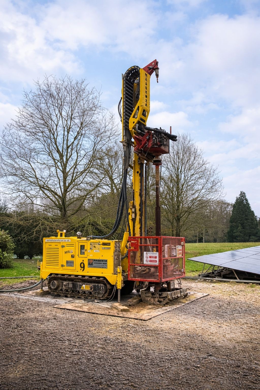 Ground source heat pump installation