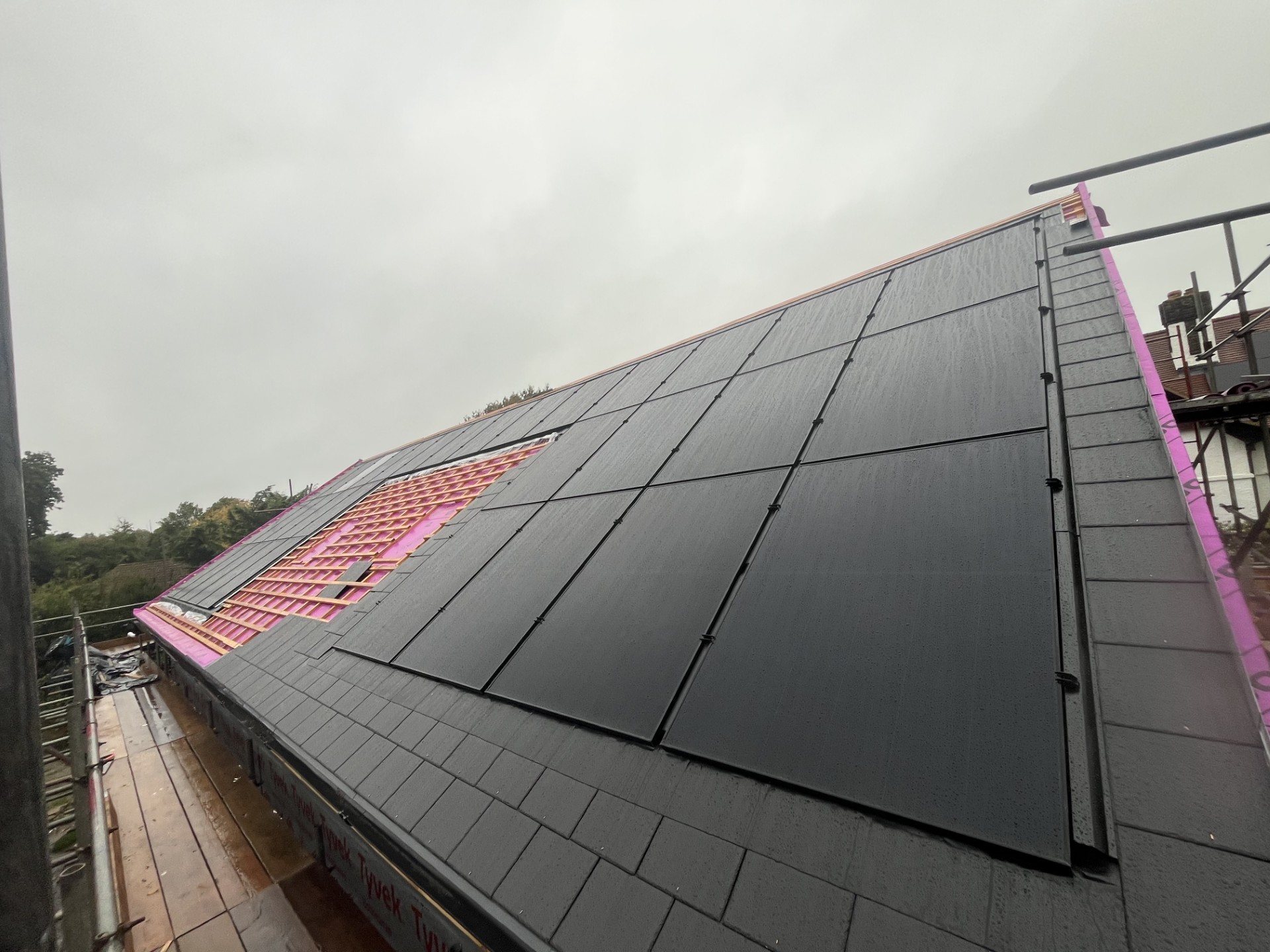 Solar PV panel installation